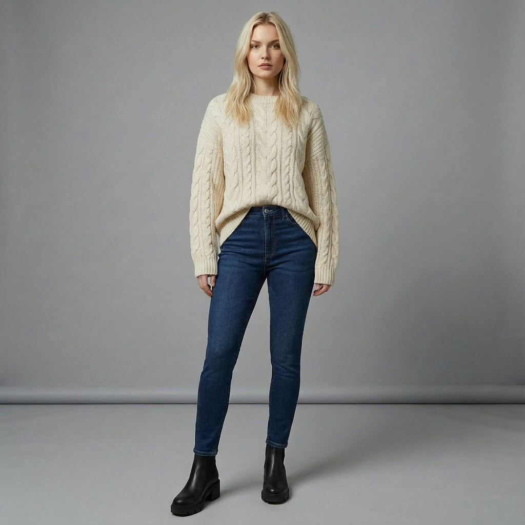 leren chelsea boots gedragen onder jeans