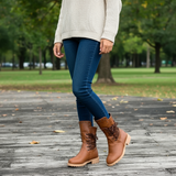 Ravena | Stoere Veterlaarzen met Studdetails