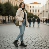 Lunvara | Warme Enkelboots met Voering & Chunky Zool