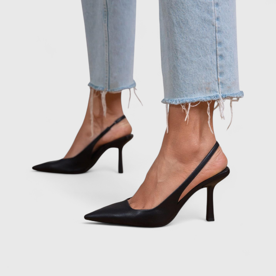 Velmira | Escarpins slingback à bout pointu et talon élégant