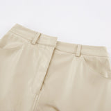 Larvona | Midi-Rock mit Schlitz & hoher Taille