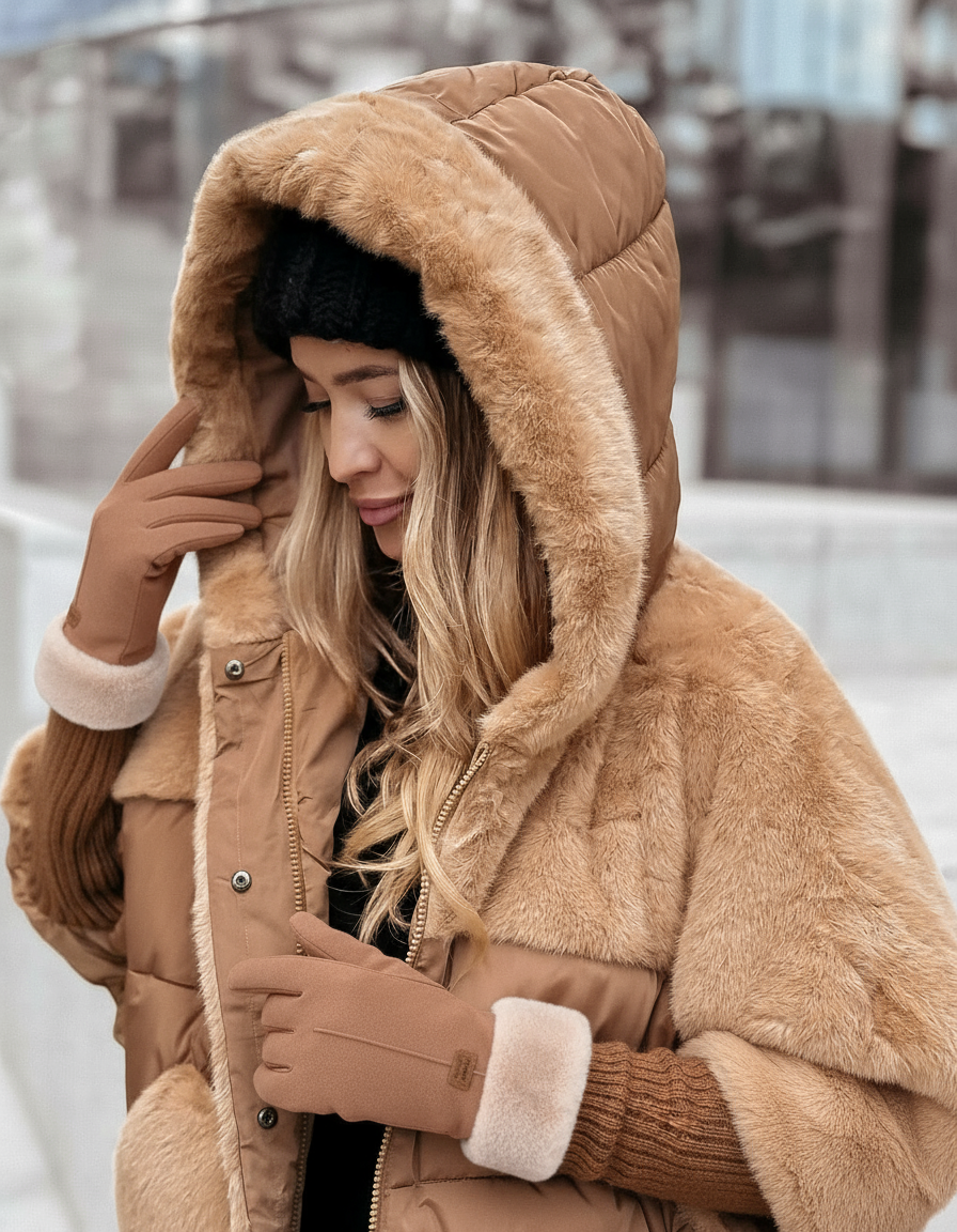 Melvya | Vegan Suede Winterhandschoenen met Warme Fleecevoering