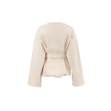 Dalara Wrap Coat | Lichte Damesjas met Strikceintuur & Herfstlook