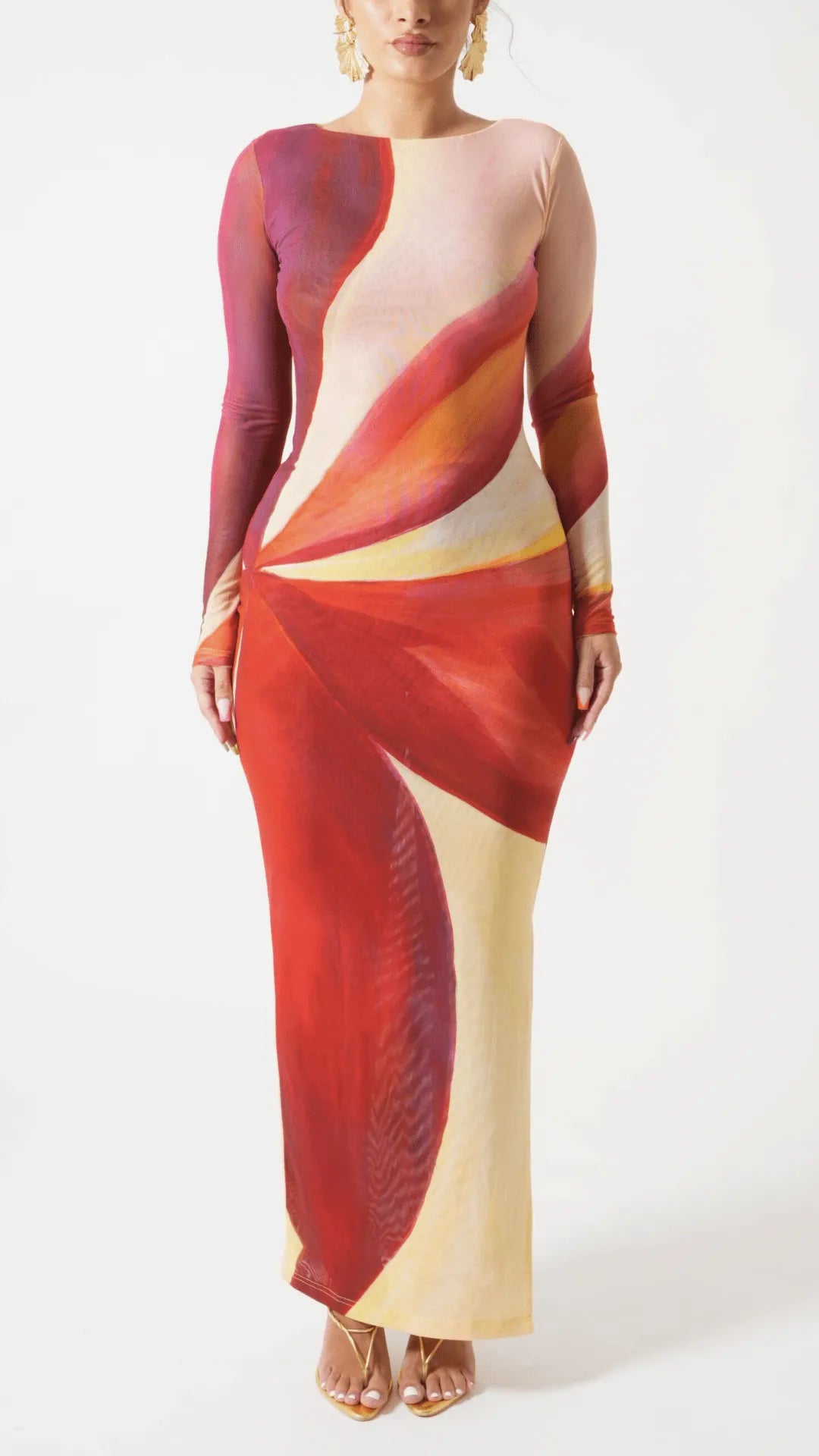 Sunset Elegance™ Maxi Jurk