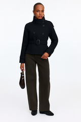 Maravine Cropped Trenchcoat | Chic Korte Jas voor Herfst