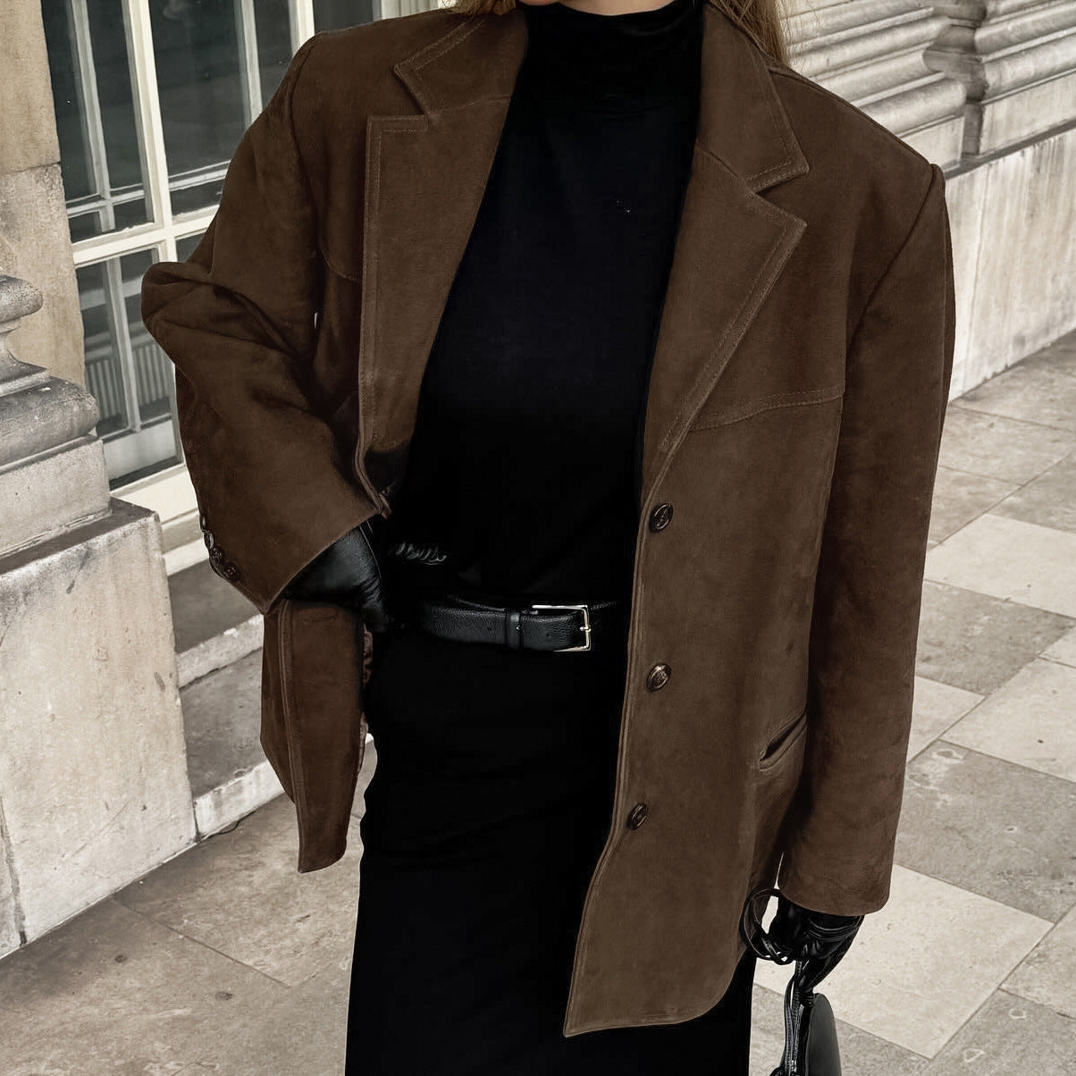 Suede Chic | Luxury coat