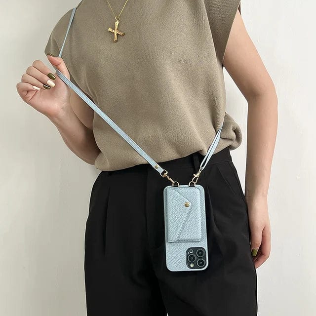 CrossStrap Case | Trendy Crossbody Telefoonhoesje met Kaartvak