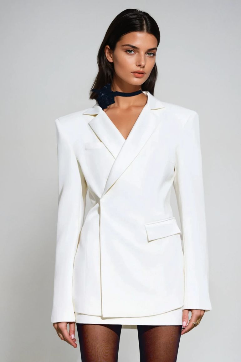 stijlvolle witte blazer voor dames