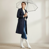 Velaya | Glanzende Regenlaarzen met Western Look & Hak