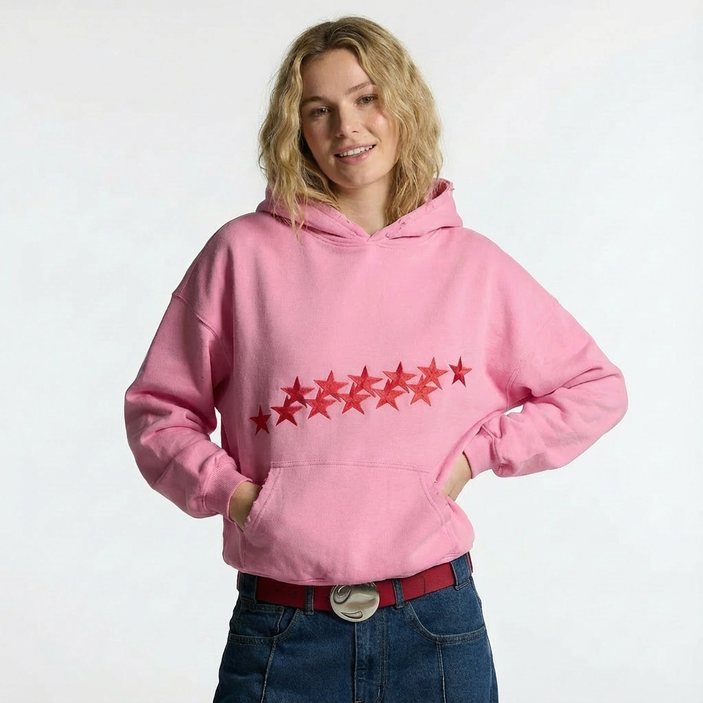 Astry Hoodie | Oversized Hoodie met Sterrenprint