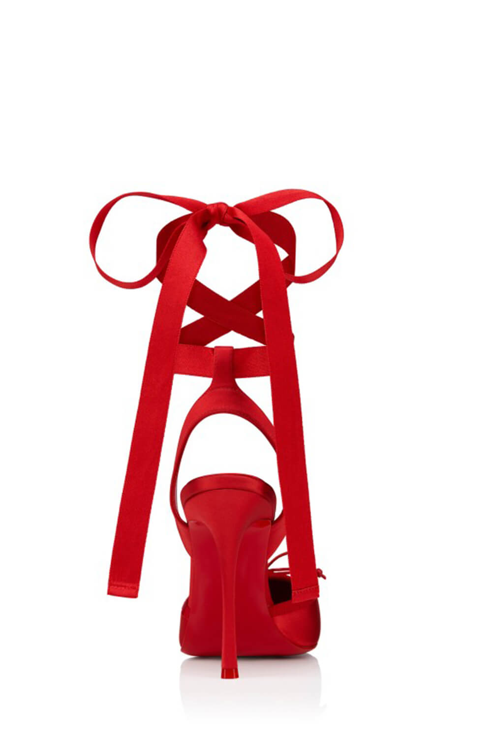 Seraphine Ballet Heels | Satijnen Lace-Up Pumps met Elegante Strikken