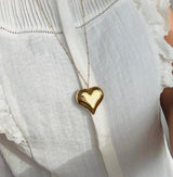 Valentina Heart ketting – glanzende hartvormige hanger
