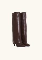 Mivana Statement High Boots | Puntige Laarzen met Oversized Schacht & Stilettohak
