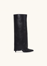 Mivana Statement High Boots | Puntige Laarzen met Oversized Schacht & Stilettohak