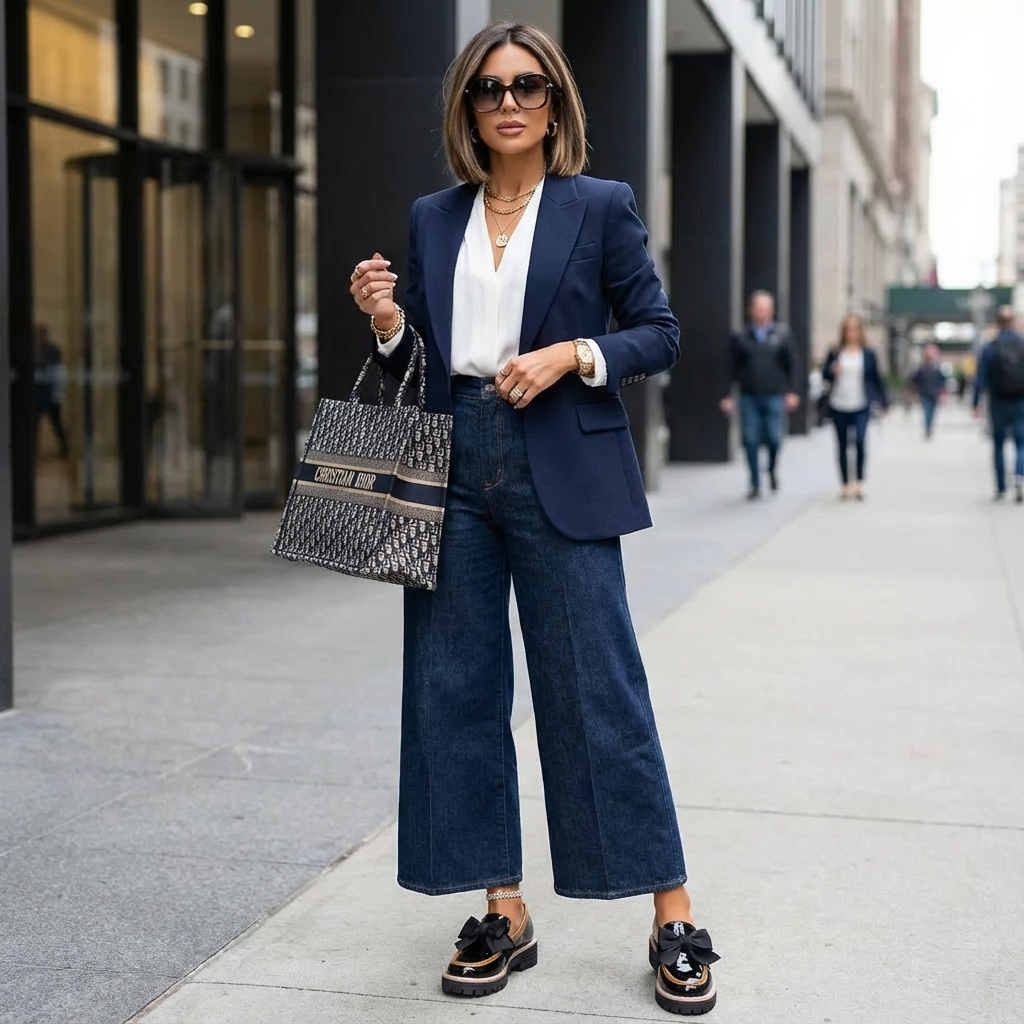 Marivelle Bow Loafers | Chunky Instappers met Strikdetail