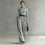 Milou Elegante Set | Coltrui & Wijde Broek met Ceintuur