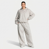 lichtgrijs huispak dames met oversized luipaardprint hoodie