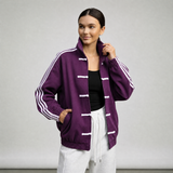 Chaqueta deportiva Yúmei Track | Chaqueta deportiva retro con detalles de botones con presillas y cremallera