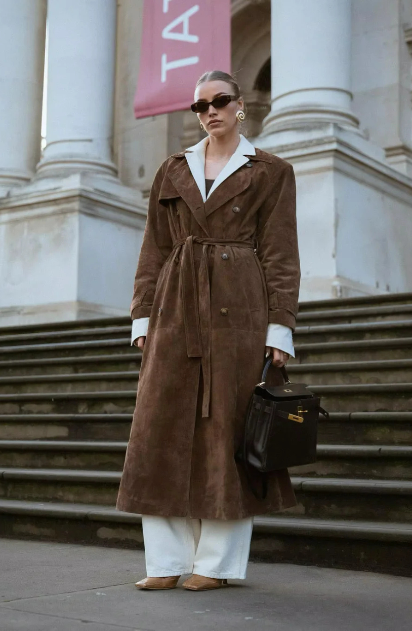 Sienna Suede | Trenchcoat