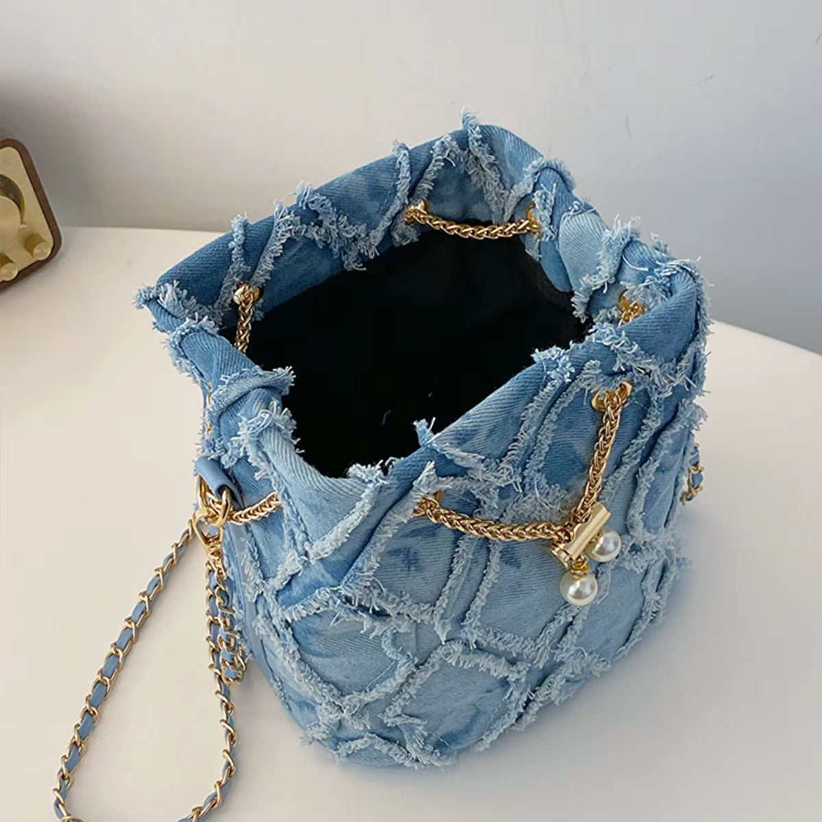 Pearline | Fray Bucket Bag