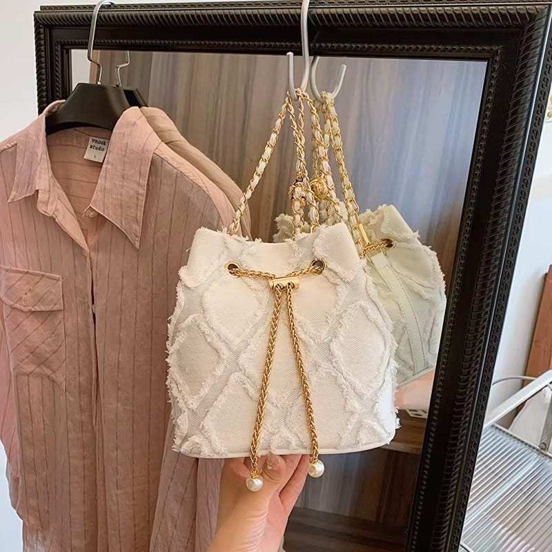 Pearline | Fray Bucket Bag