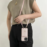 CrossStrap Case | Trendy Crossbody Telefoonhoesje met Kaartvak