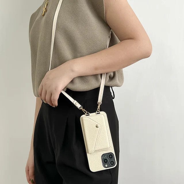 CrossStrap Case | Trendy Crossbody Telefoonhoesje met Kaartvak