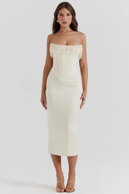 Pearl Luxe™ Maxi Jurk