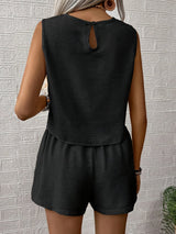 Aurellie | Mouwloze Zomerset met Ronde Hals en Relax Fit