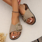 Iselle | Comfortabele Slippers met Elegante Gesp & Voorgevormd Voetbed